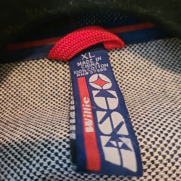 Vintage Willie Esco Navy Blue Jean Jacket with Red Stitching Size XL - Picture 6 of 6